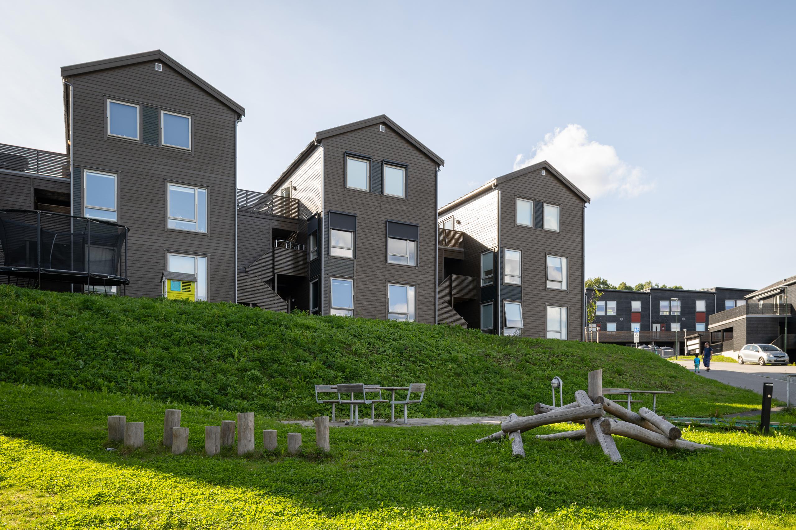Familievennlige rekkehus på Kjeller