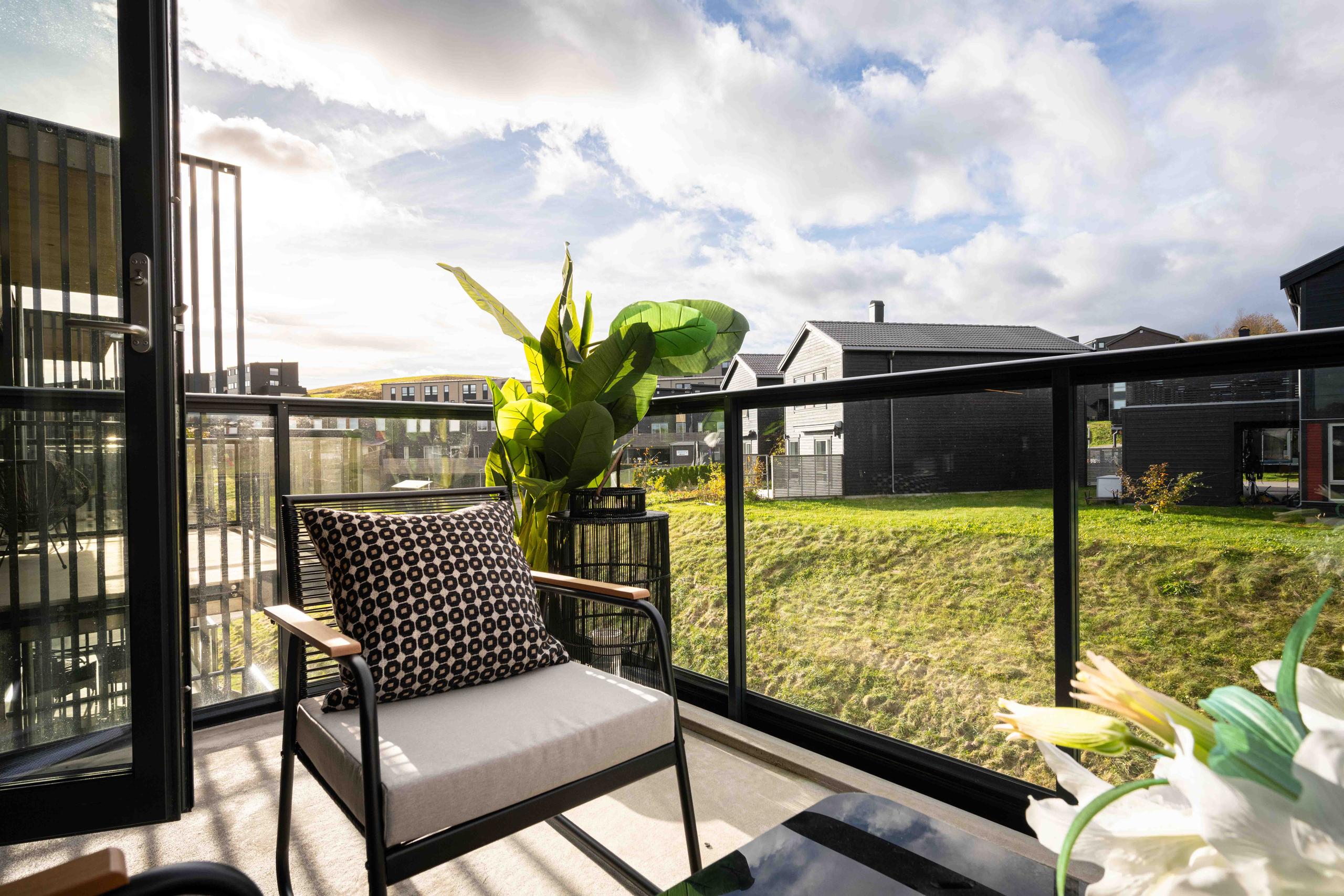 Nå kan du sikre deg en super toppleilighet med privat, vestvendt balkong på Kjeller!