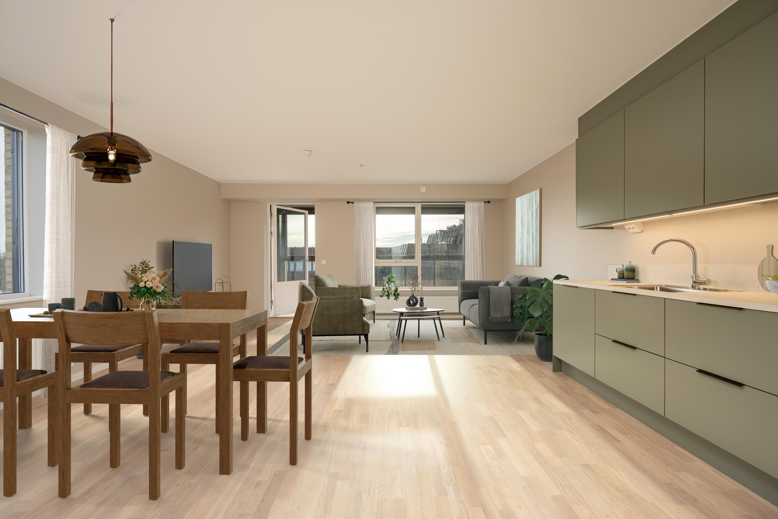 Boligen er digitalt møblert