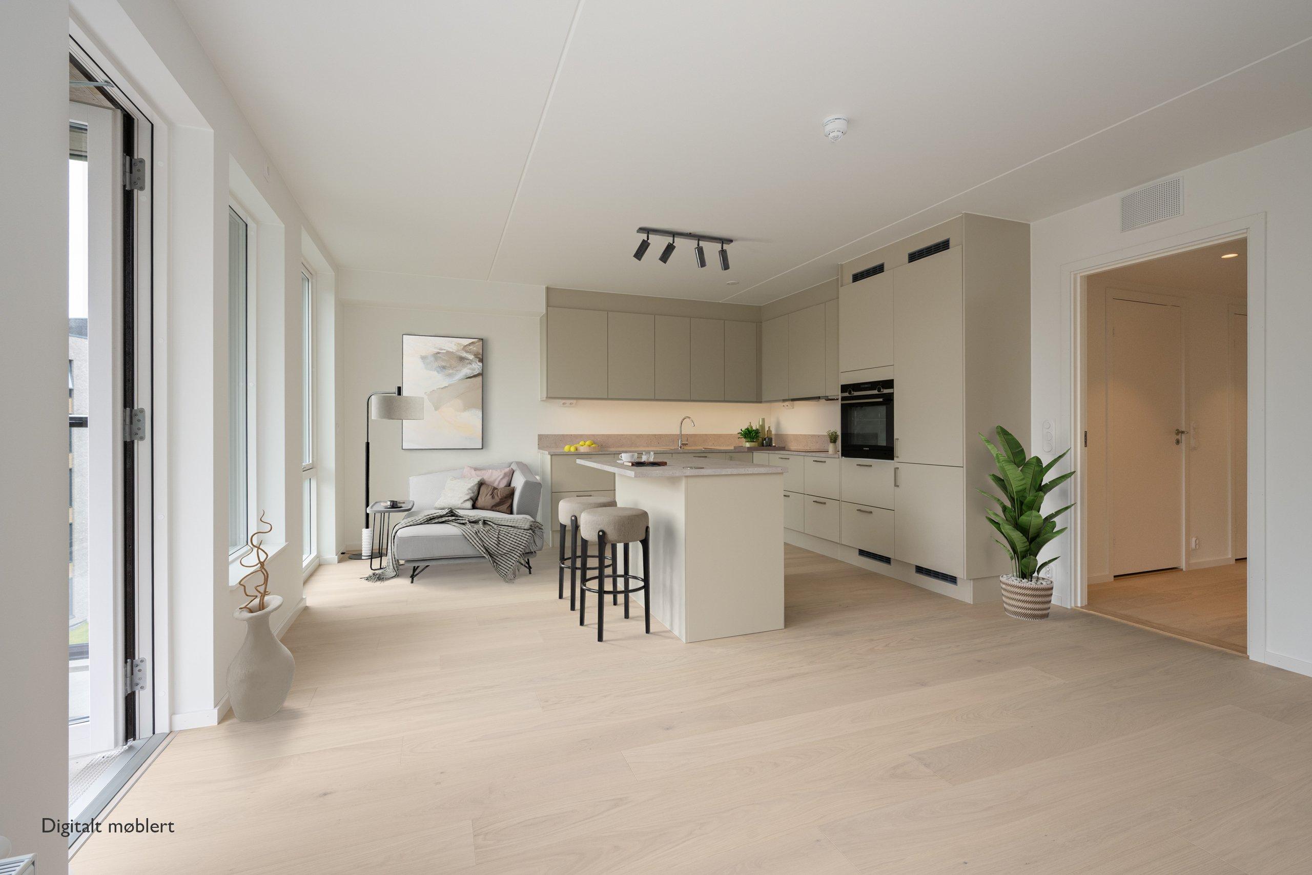 Boligen er digitalt stylet