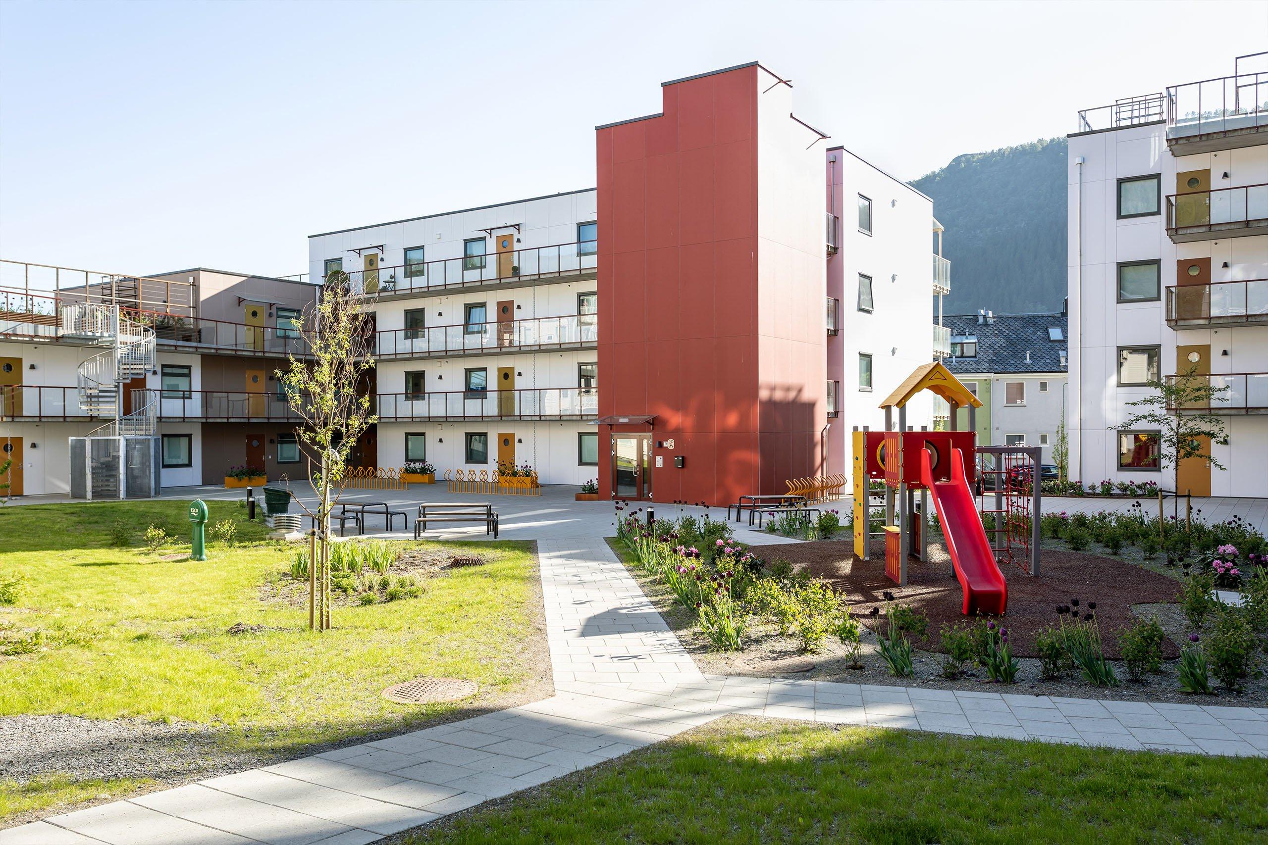 Oversiktsbilde av Inndalsveien