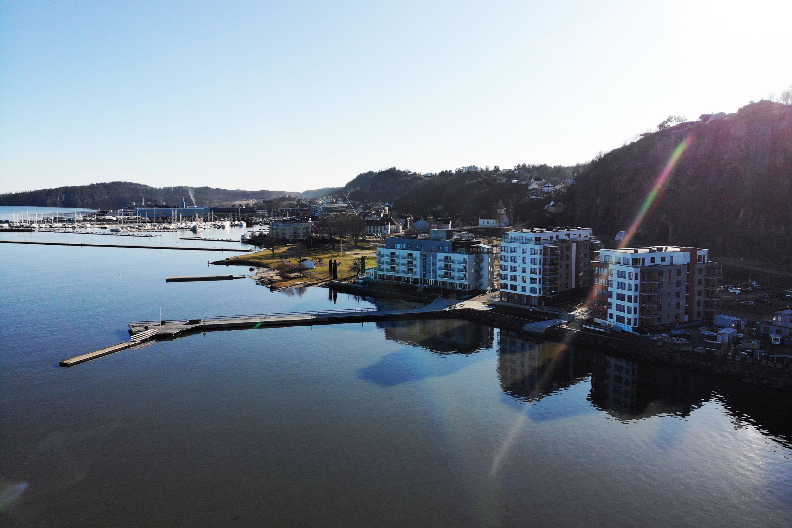 Oversiktsbilde av Strandholmen