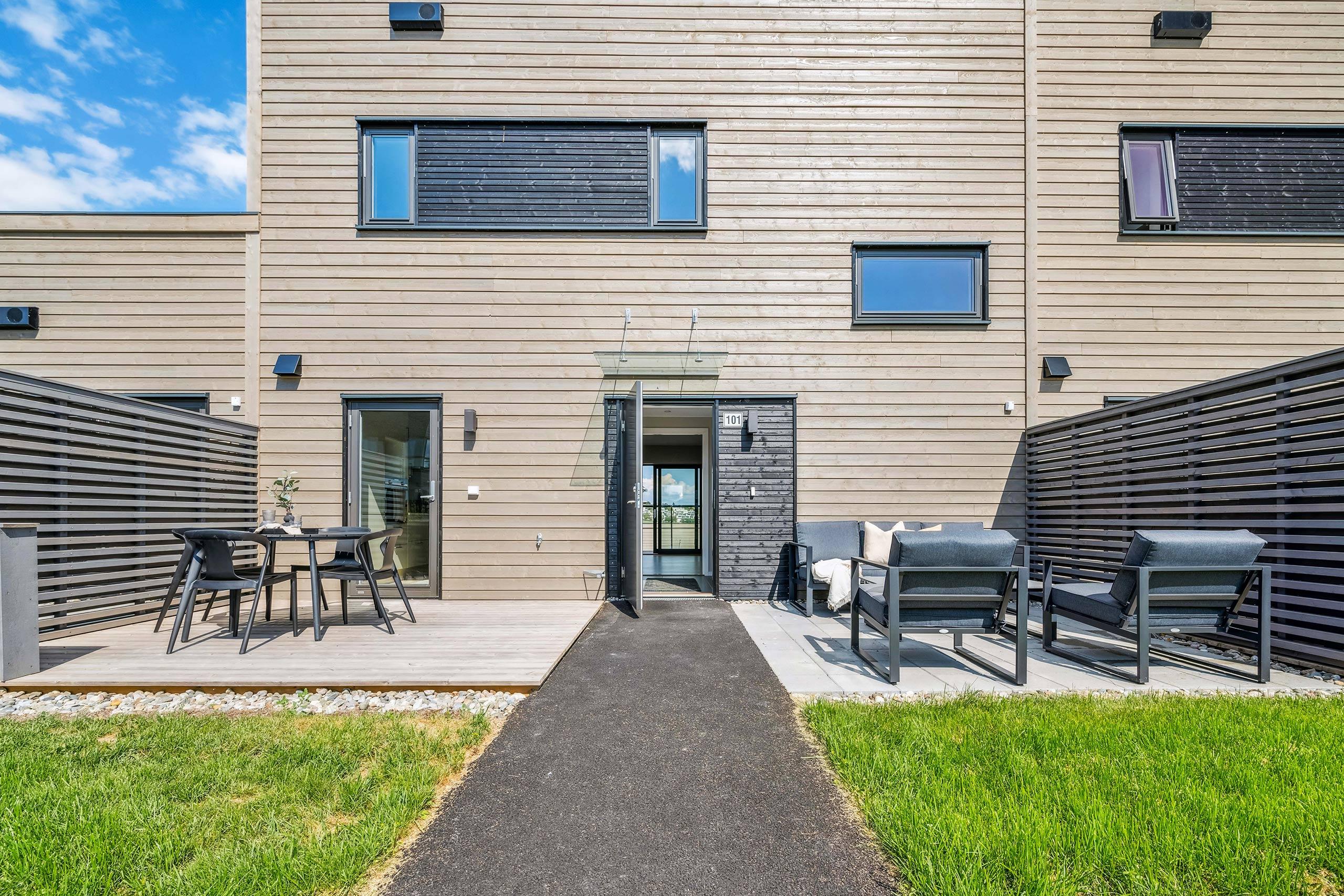 Familievennlige rekkehus på Kjeller