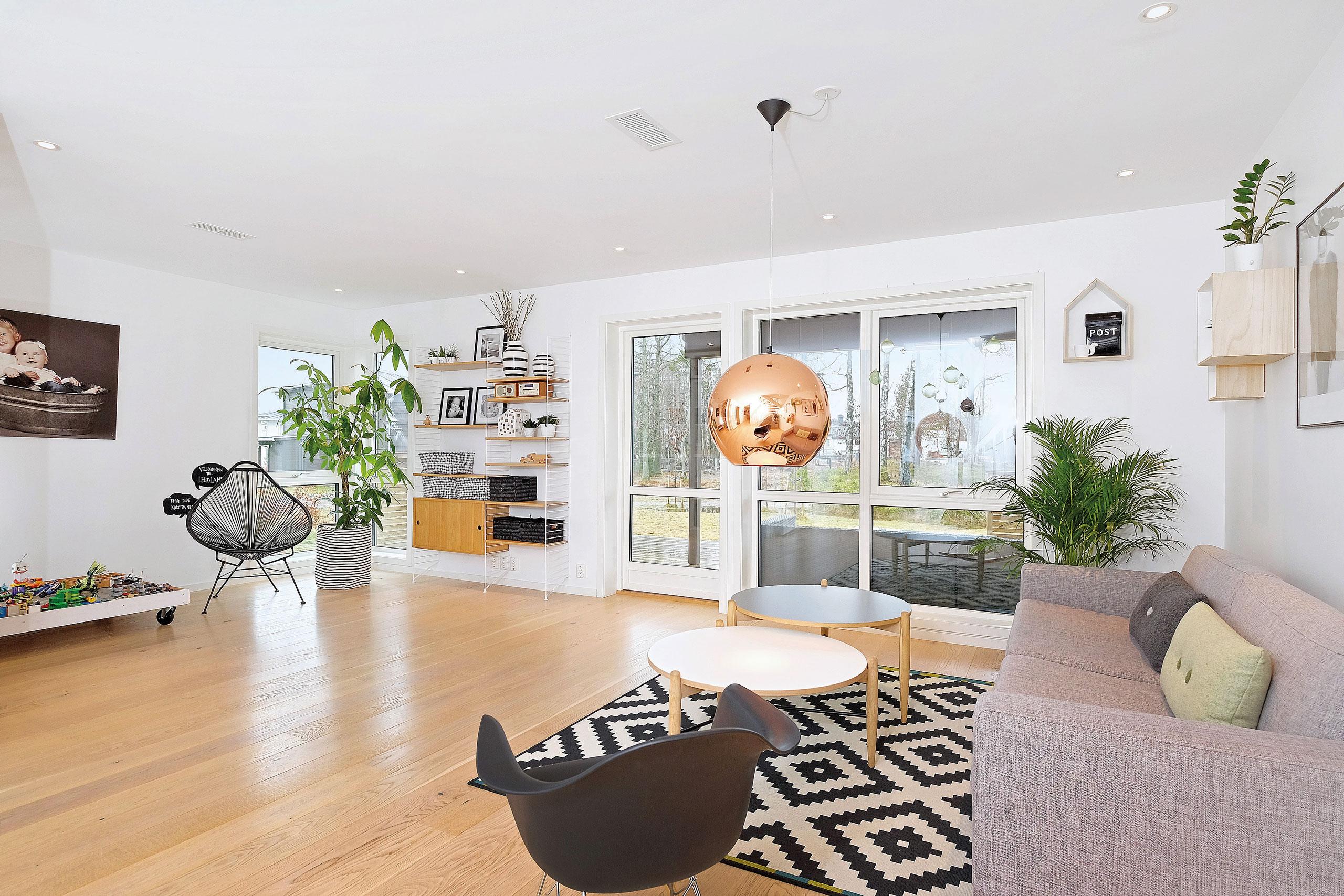 JM stue i ny enebolig i Vear