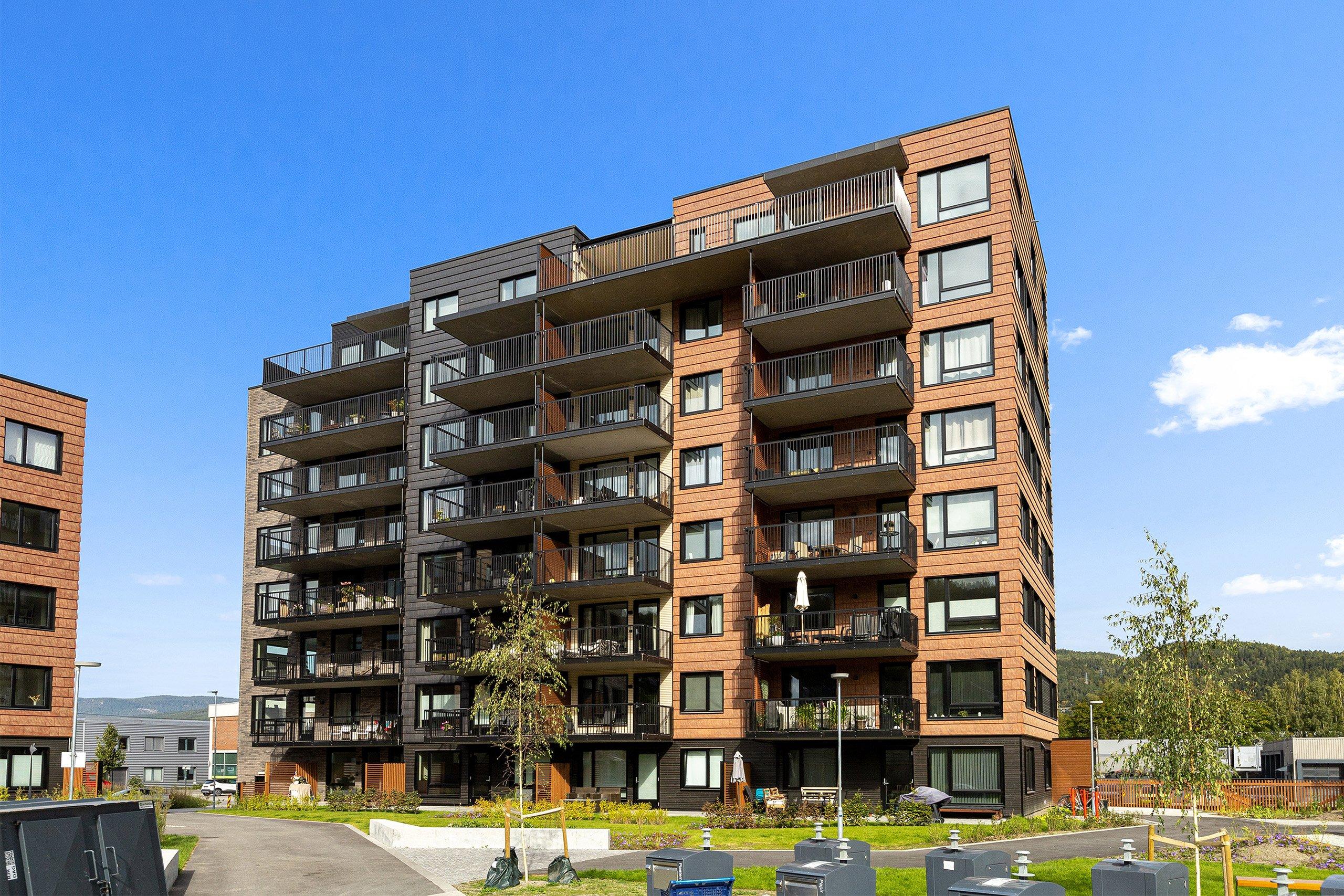 Fasadebilde av bygg 1B