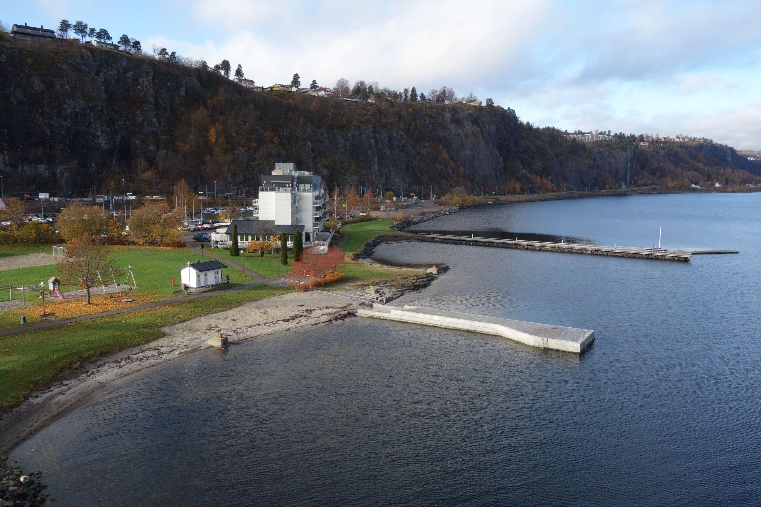 Oversiktsbilde over Holmestrand området