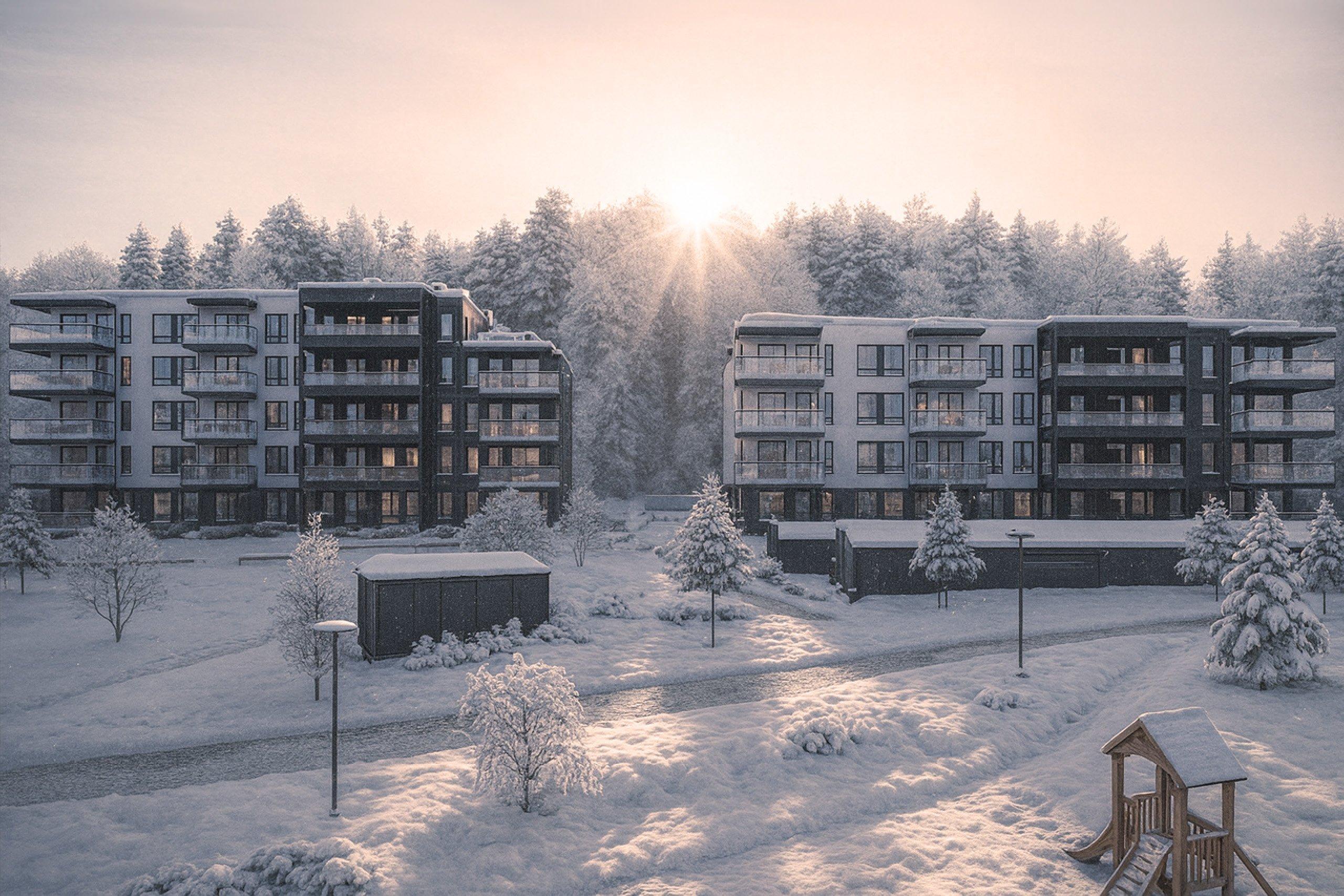 Noen av boligene vil ha utsikt mot Byfjorden og innseilingen