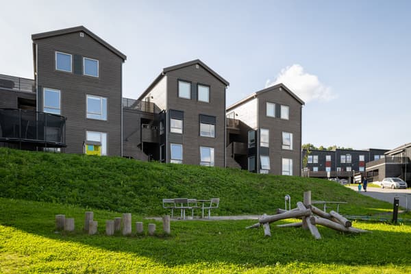 Familievennlige rekkehus på Kjeller