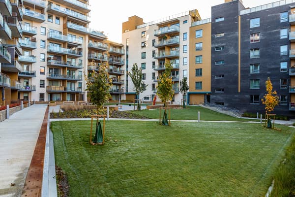 Oversiktsbilde av Entreen på Lørenskog.