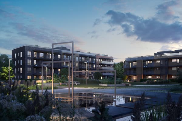 Illustrasjon av hus 2C og 2B