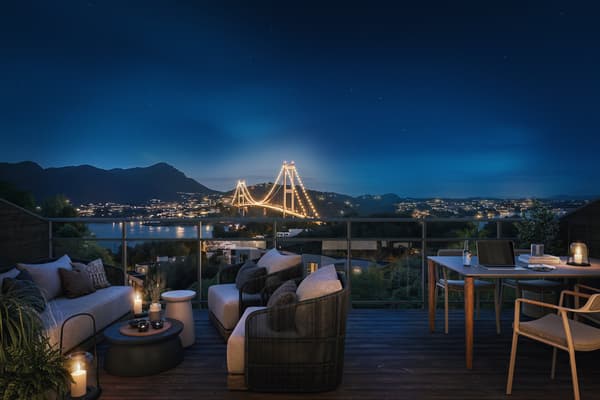 Velkommen hjem til en fantastisk utsikt