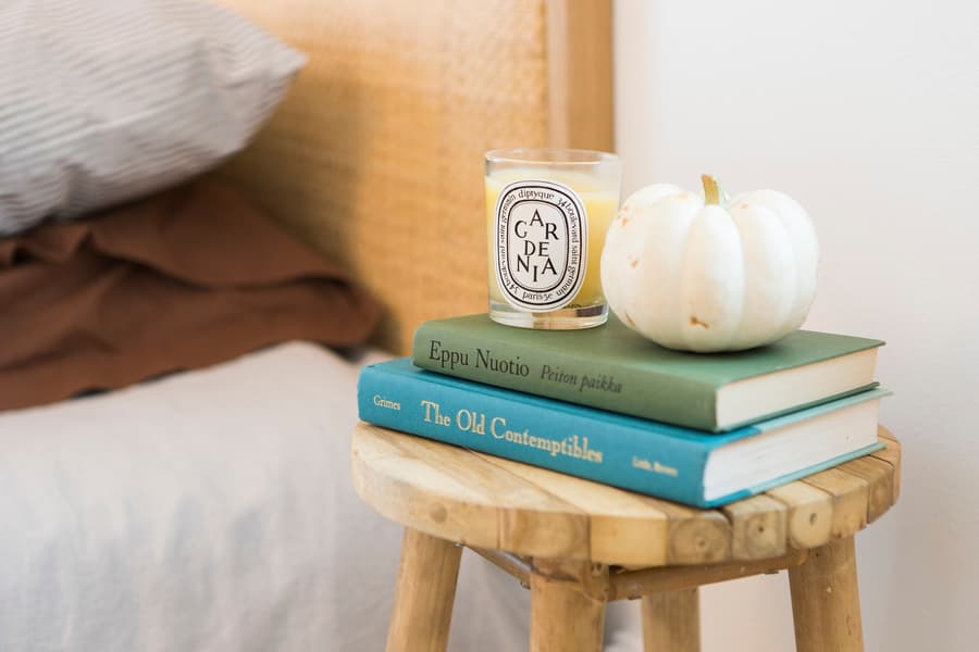 Inredning sovrum höst